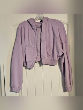 Divided H&M Women's Cropped Zip Jacket